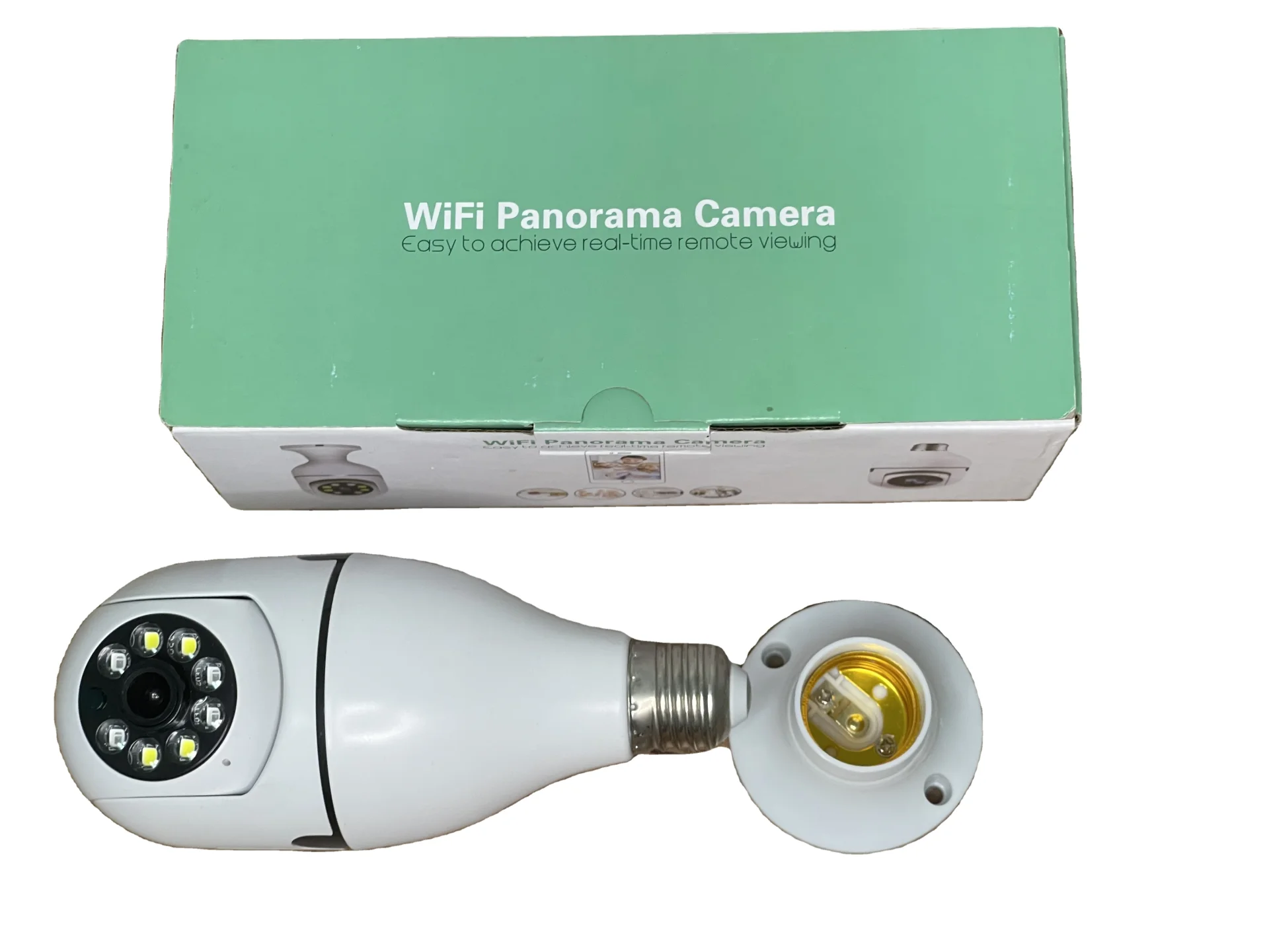 E27 Wireless IP Camera WiFi 1080P Panoramic Lamp PTZ Home Security CCTV 360 Degree Light Bulb Camera