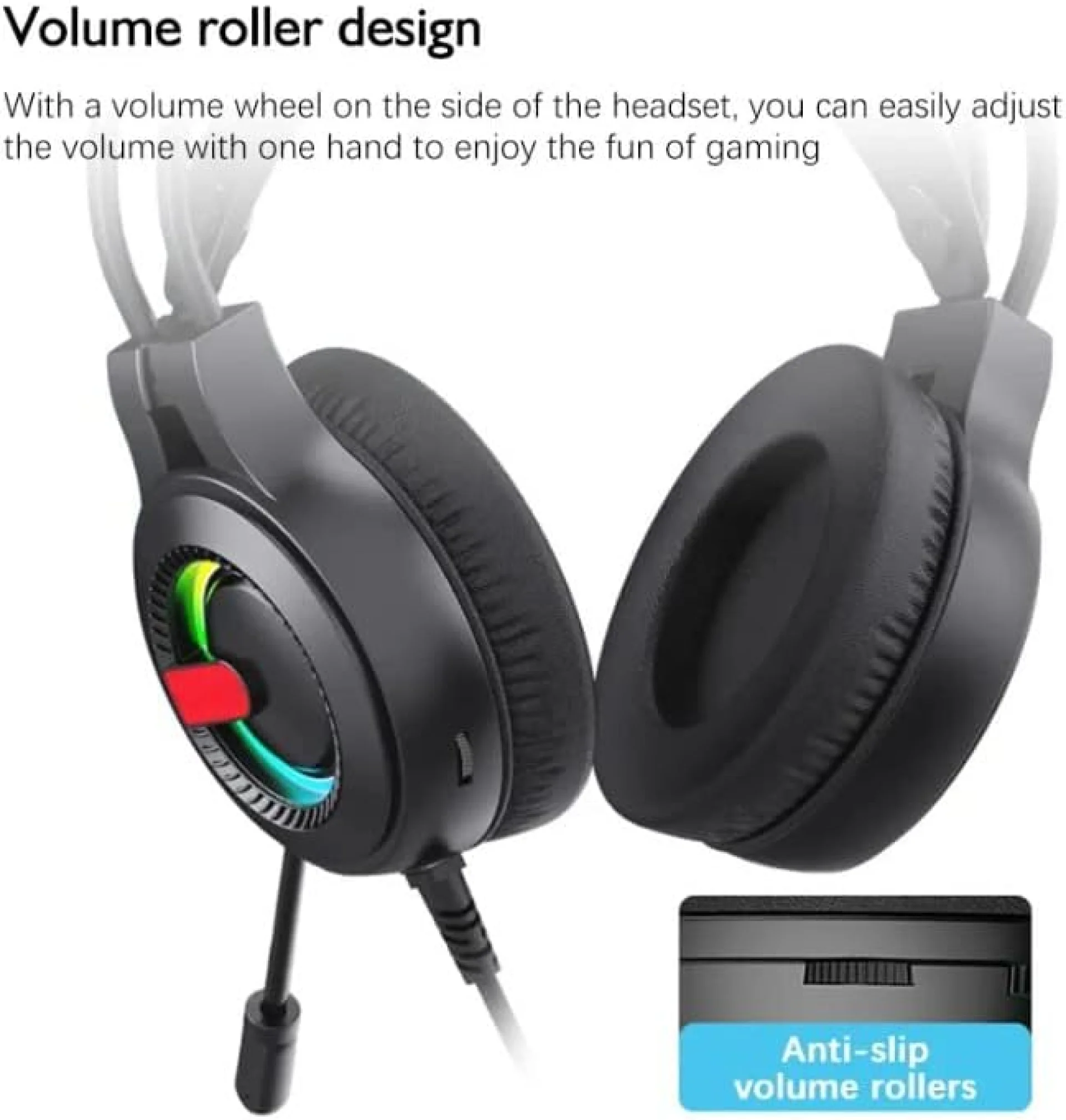 Lenovo Think Plus G80 Gaming Headset with 50mm Dynamic Coil RGB Brilliant Lighting Noise Canceling Microphone 7.1 Channel