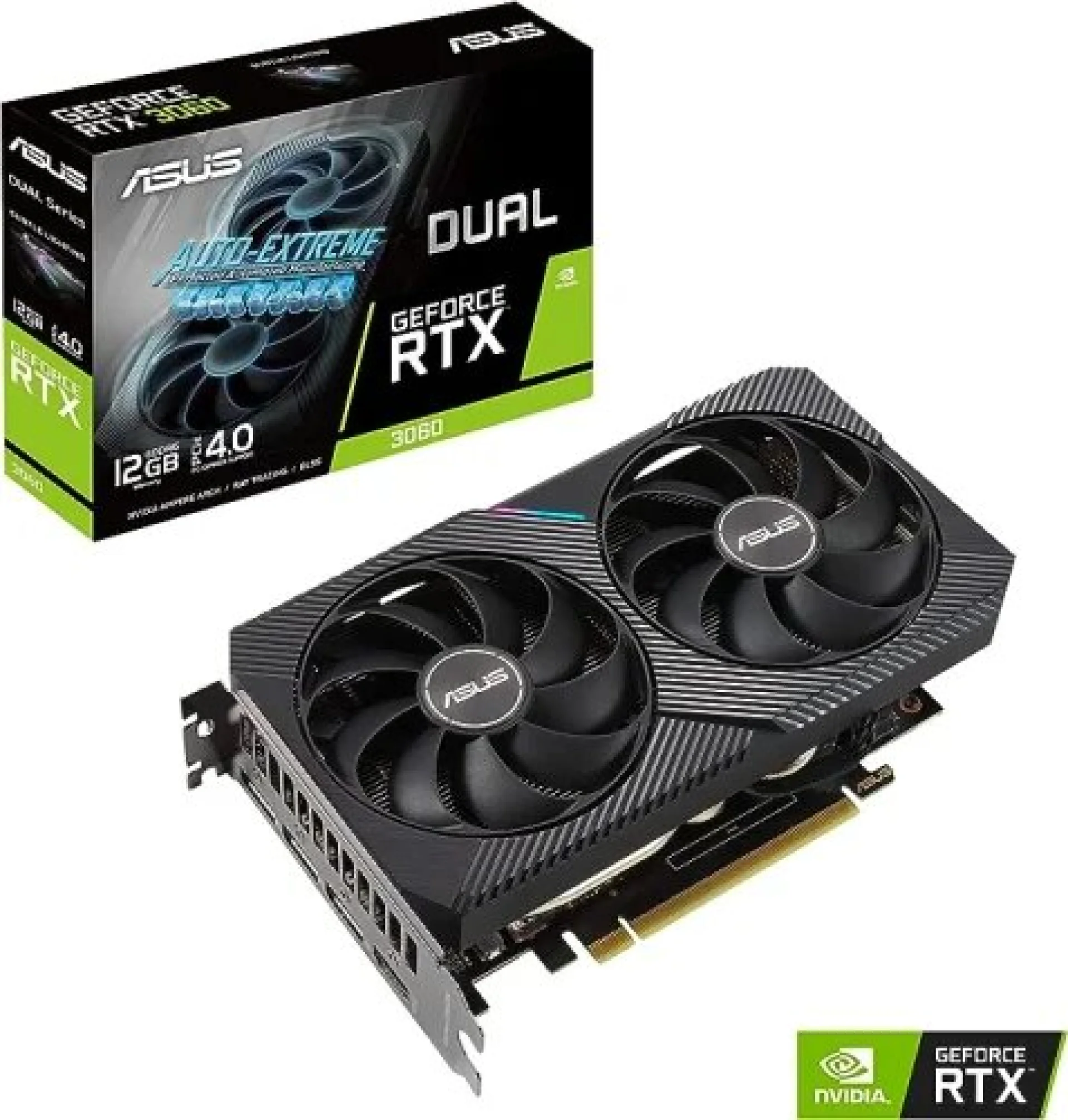 ASUS Dual NVIDIA GeForce RTX 3060 OC Edition 12GB GDDR6