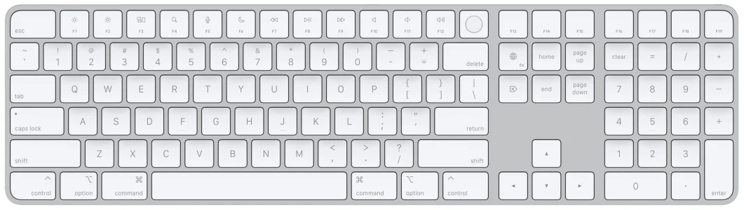 Magic Keyboard with Touch ID and Numeric Keypad for Mac models with Apple silicon