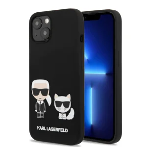 IPHONE 13- SILICONE KARL & CHOUPETTE DESIGN - KARL LAGERFELD