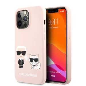 IPHONE 13 PRO - SILICONE  KARL & CHOUPETTE DESIGN - KARL LAGERFELD