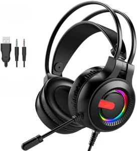 Lenovo Think Plus G80 Gaming Headset with 50mm Dynamic Coil RGB Brilliant Lighting Noise Canceling Microphone 7.1 Channel