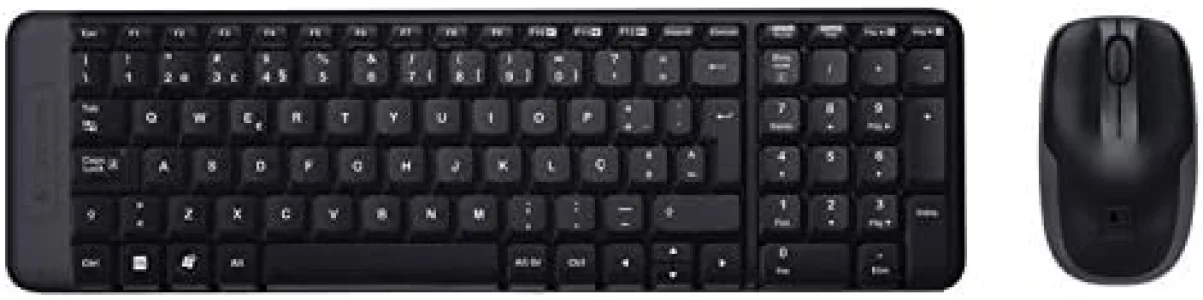 Logitech Mk220 Wireless Keyboard And Mouse Combo Black