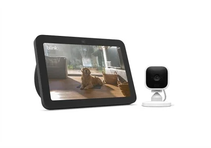Echo Show 8 (3rd Gen, 2023 release) with Blink Mini -Charcoal